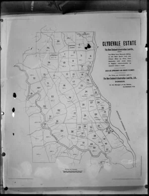 Greenfield Government Settlement, Balclutha map