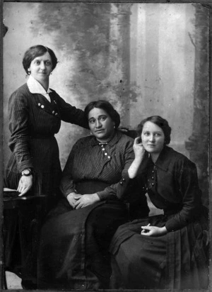 Florence Clark, Martha Isabell Bevan and Mary Wilson