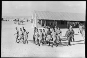Repatriated New Zealand prisoners of war at Maadi Camp, Egypt - Photograph taken by George Robert Bull