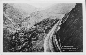 The long straight on the Rimutaka line