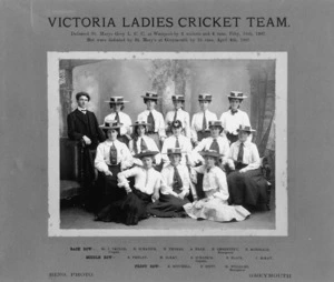 Ring, James, 1856-1939 :Victoria Ladies Cricket Team