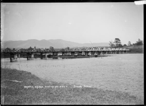 View of the bridge across the Waioeka River, Opotiki