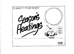 Season's Heatings. ES warns of possible drought. 20 December 2010