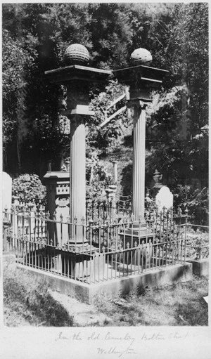 The graves of Edwin Stafford and Henry Tucker both sea captains, Bolton Street Cemetery, Wellington