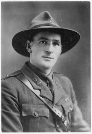 Samuel Frickleton VC wearing a World War I military uniform