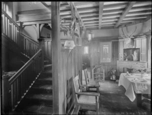 House interior, dining room, Christchurch