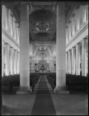 Interior view of the Cathedral of the Blessed Sacrament, Christchurch