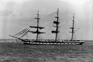 The sailing ship "Hesperus"