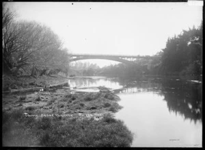 Traffic Bridge over the Waikato River at Hamilton, circa 1910s