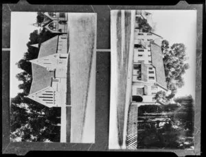 Buildings, including chapel, Christ's College, Christchurch