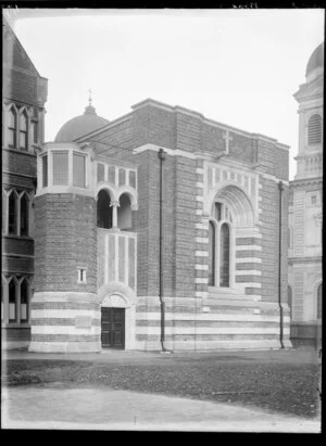 Exterior of Convent Chapel, Roman Catholic Cathedral of the Blessed Sacrament, Christchurch