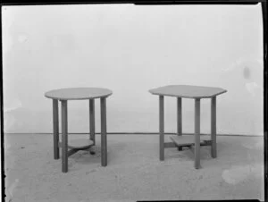 Two occasional tables, from Archibald Brothers, Christchurch