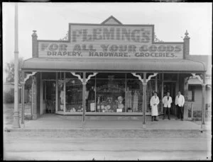 Fleming's Drapery, Hardware, Groceries, Christchurch