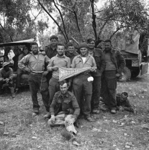 Soldiers of the 21st Battalion in Greece
