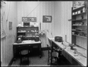 Pharmacist's office (?)