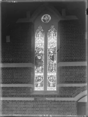 Memorial stained glass window dedicated to Sibella Anne Wilson in St Peter's Anglican Church, Upper Riccarton, Christchurch