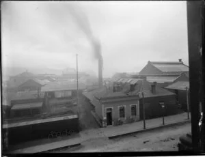 Premises of P & D Duncan's agricultural implement manufacturing plant, Christchurch