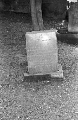 Grave of John Valentine and Ann Smith, plot 4102 Bolton Street Cemetery