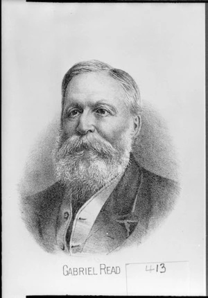 Artist unknown :Thomas Gabriel Reed, former Warden and Otago Goldfields' Secretary. 1887