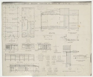 Architect unknown :Office building Tennyson St., Napier for C D Cox, esq. Builder E F Ferguson Ltd., Napier. [1930s?]