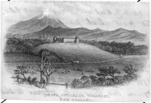 William Brown & Co. :Omata Stockade, Taranaki, New Zealand. Wm Brown & Co. sc. - [1870s?] (London ; Wm Brown & Co.).