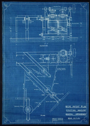 Blueprint of Beere's machinery