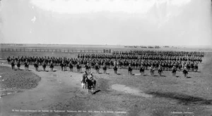 4th New Zealand Contingent on parade at Klerksdorp, Transvaal
