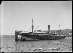 Steamship Raranga, Wellington Harbour