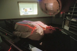 Radiotherapy simulator at Wellington Hospital Oncology Unit