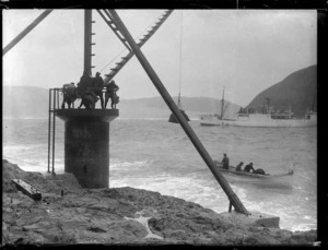 Landing stores for the Cape Maria Van Diemen lighthouse