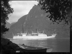 Ship Matai in Beechy Harbour, Preservation Inlet