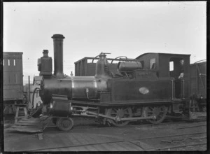 D class steam Neilson locomotive, New Zealand Railways number 197 (2-4-0T).