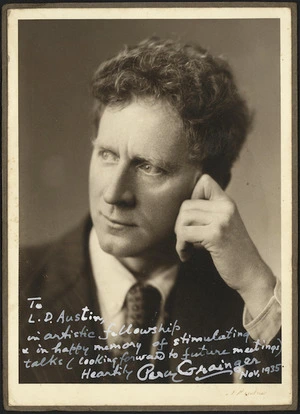 Percy Grainger - Photograph taken by S P Andrew
