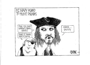 NZ Navy asked to hunt pirates. 12 January 2011
