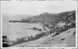 Beach scene where the ANZACs landed, Dardanelles