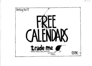 F(r)ee calendars. 17 January 2011
