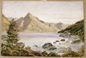 [Huddleston, Francis Fortescue Croft], 1844?-1922 :[Walter Peak from near Queenstown. ca 1890]