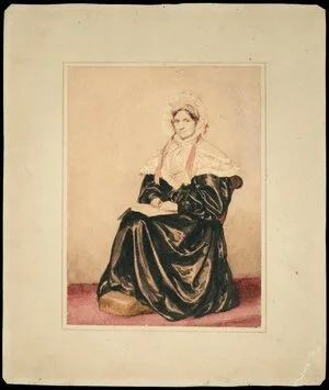 Phillips, Henry Wyndham, 1820-1868 :Lady Richardson. 1837. Copied for J G[?] Richardson by H W P, August 1841.