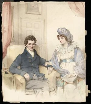 Artist unknown :[Sir John and Lady Richardson. 1830-1838?]