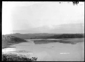 Opotoru River, Raglan Harbour, 1910 - Photograph taken by Gilmour Brothers