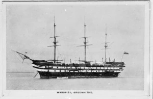 The ship Warspite, Greenhithe, London