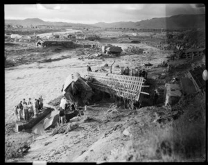 Banks of the Whangaehu Stream at the scene of the railway disaster at Tangiwai