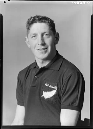 Peter Byers, member of New Zealand Olympic hockey team, Tokyo, 1964