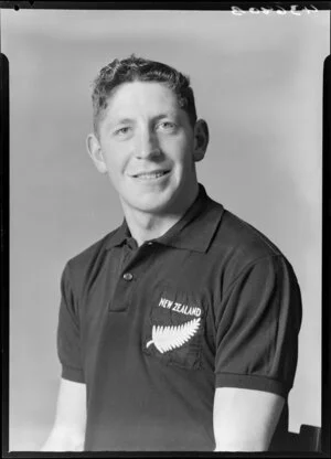 Peter Byers, member of New Zealand Olympic hockey team, Tokyo, 1964