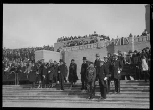 Opening of the Carillon, Wellington, on Anzac Day