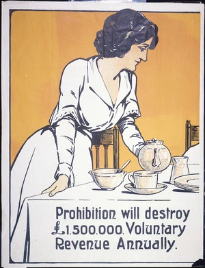 Prohibition will destroy £1,500,000 voluntary revenue annually. [1919]