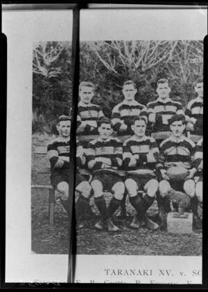 Unidentified members of Taranaki rugby union team
