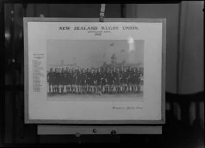 New Zealand Rugby Union representative team on the 1907 Australian tour, photographed by Appleby, Sydney