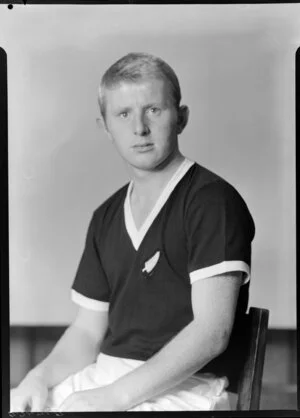 Mr A J Sefton, member of New Zealand representative soccer team, New Zealand Football Association world tour of 1964