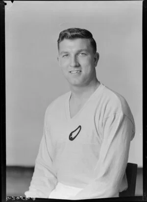Mr P L Whiting, member of New Zealand representative soccer team, New Zealand Football Association world tour of 1964